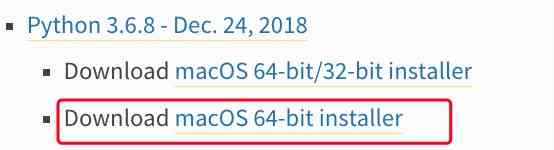 mac电脑的python安装包